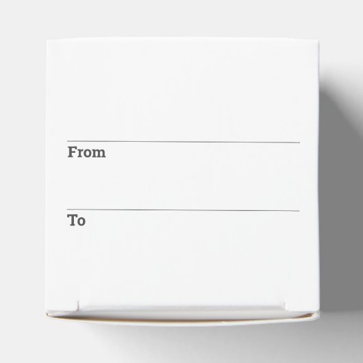 Borstkanker Bedankt voor de ondersteuning geschenk Bedankdoosjes (Bovenkant)