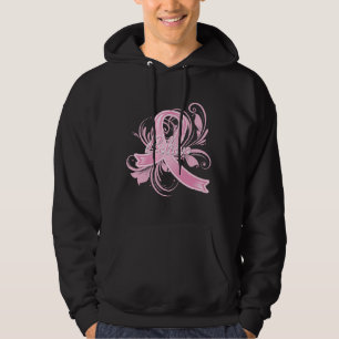 Borstkanker Believe Flourish Ribbon Hoodie