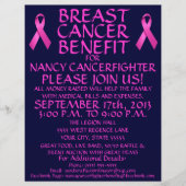Borstkanker Benefit Flyer (Voorkant)