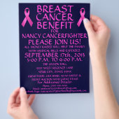 Borstkanker Benefit Flyer (Hand)