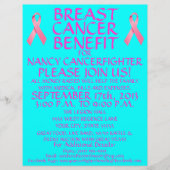 Borstkanker Benefit Flyer (Voorkant)