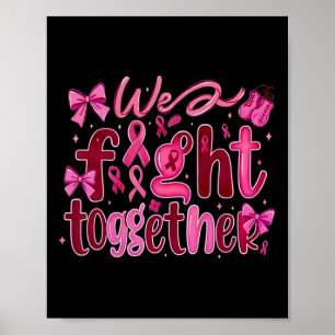 Borstkanker bestrijden we samen poster