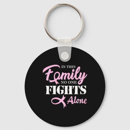 Borstkanker-bestrijding lint sleutelhanger (Voorkant)