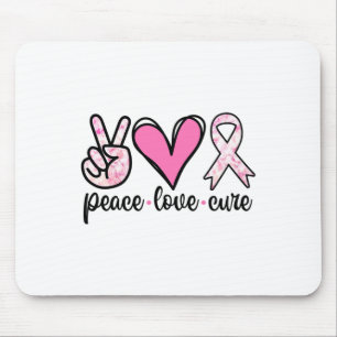 Borstkanker Bewustheid Costume Pink Peace Love Cu Muismat