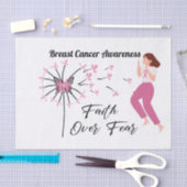 Borstkanker Bewustheid Vertrouwen over angst Tissuepapier (Craft)