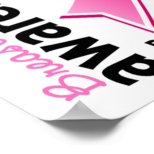 Borstkanker Bewustmaking 5 Poster (Hoek)