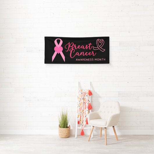 Borstkanker Bewustmaking behalve de datum roze okt Spandoek