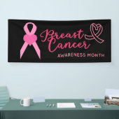 Borstkanker Bewustmaking behalve de datum roze okt Spandoek