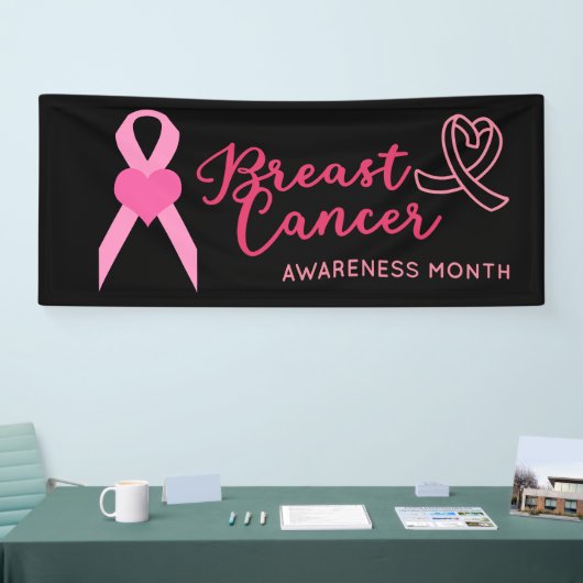 Borstkanker Bewustmaking behalve de datum roze okt Spandoek (Beurs)