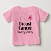 Borstkanker Bewustmaking Grammy Pink Tutu Shirt (Voorkant)
