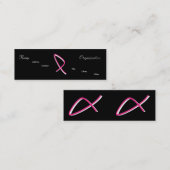 Borstkanker Bewustmaking I Mini Visitekaartje (Voorkant / Achterkant)