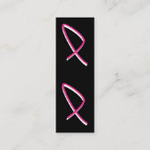 Borstkanker Bewustmaking I Mini Visitekaartje (Achterkant)