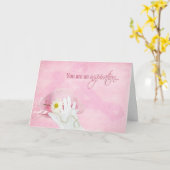 Borstkanker Bewustmaking Inspiratie Kaart (Gele Bloem)