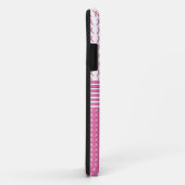 Borstkanker Bewustmaking iPhone Monogram Roze Case-Mate iPhone Case (Achterkant/rechts)