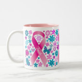 Borstkanker Bewustmaking Koffiekoffie Mok (Links)