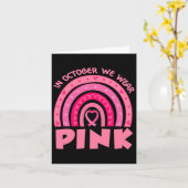 Borstkanker Bewustmaking Mam Vrouwen Man Survivor  Kaart (Gele Bloem)