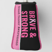Borstkanker Bewustmaking met roze lint Golfheadcover