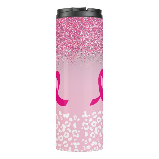 Borstkanker - Bewustmaking/ondersteuning Thermosbeker (Achterkant)