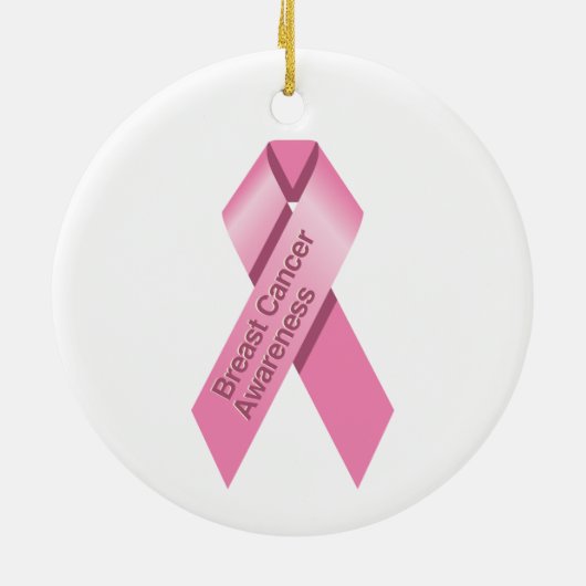 Borstkanker Bewustmaking Ornament (Achterkant)
