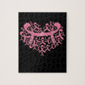 Borstkanker Bewustmaking Ribbon roze overleving Legpuzzel (Verticaal)