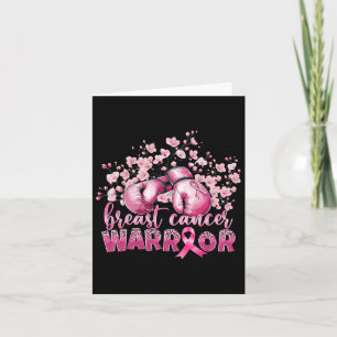 Borstkanker Bewustmaking Roze boxinghandschoenen W Kaart