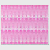 Borstkanker Bewustmaking Roze lint Cadeaupapier (Vlak)