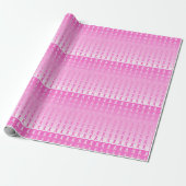 Borstkanker Bewustmaking Roze lint Cadeaupapier (Uitgerold)
