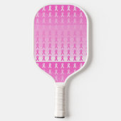 Borstkanker Bewustmaking Roze lint Pickleball Paddle (Achterkant)
