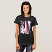Borstkanker Bewustmaking Roze lint T-Shirt (Voorkant volledig)