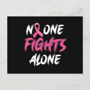 Borstkanker Bewustmaking Roze lint T-Shirt80 Briefkaart