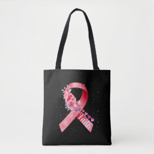 Borstkanker Bewustmaking Roze lint Tote Bag