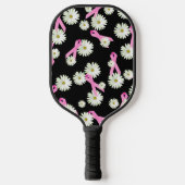 Borstkanker Bewustmaking Roze linten Pickleball Paddle (Voorkant)