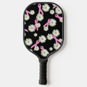 Borstkanker Bewustmaking Roze linten Pickleball Paddle (Achterkant)