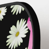 Borstkanker Bewustmaking Roze linten Pickleball Paddle (Links Detail)