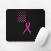 Borstkanker Bewustmaking Roze Ribbon Amerikaanse v Muismat (Met muis)