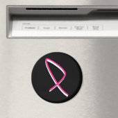 Borstkanker Bewustmaking Roze Ribbon II Magneet (Insitu (Vaatwasser))