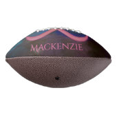 Borstkanker| Bewustmaking van Chic Pink American Football (Gedraaid 270)