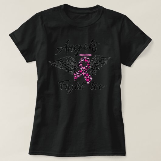 Borstkanker Bewustmaking voor vrouwen Roze Ribbon  T-shirt (Design voorkant)