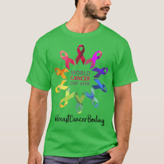 Borstkanker Bewustmaking World Cancer Day Breast C T-shirt