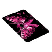 Borstkanker - Bewustmakings Butterfly Quote Magneet (Rechterzijde)