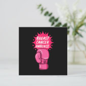 Borstkanker Bewustmakingsboxe Glove Support Survi Kaart (Staand voorkant)