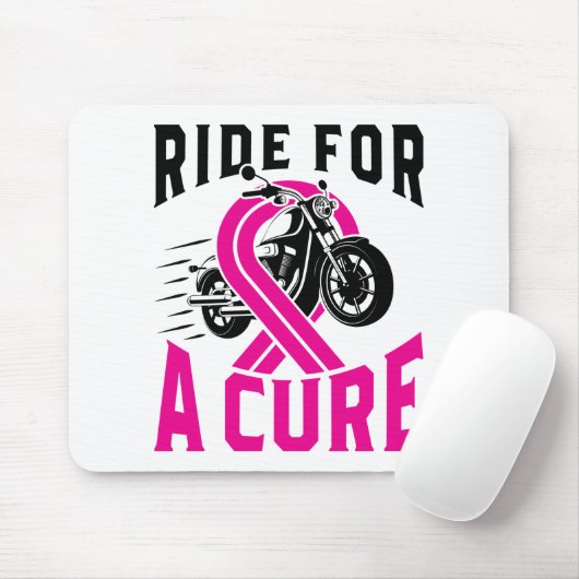 Borstkanker Bewustmakingscyclus voor een kure Muismat (Met muis)