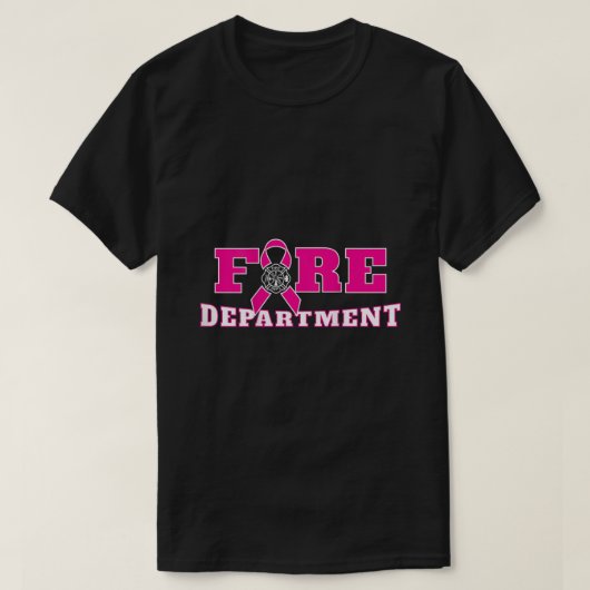 Borstkanker Bewustmakingsdienst Roze Ribbo T-shirt (Design voorkant)