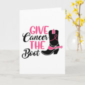 Borstkanker - Bewustmakingsdruk Kaart (Gele Bloem)