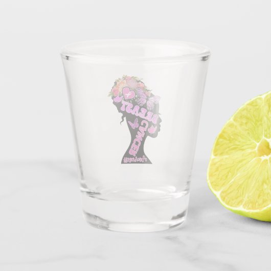 Borstkanker Bewustmakingsheet glas (Achterkant)