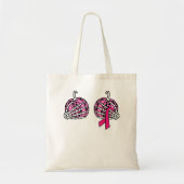 Borstkanker Bewustmakingsmaand Pumpkin Halloween P Tote Bag (Voorkant)