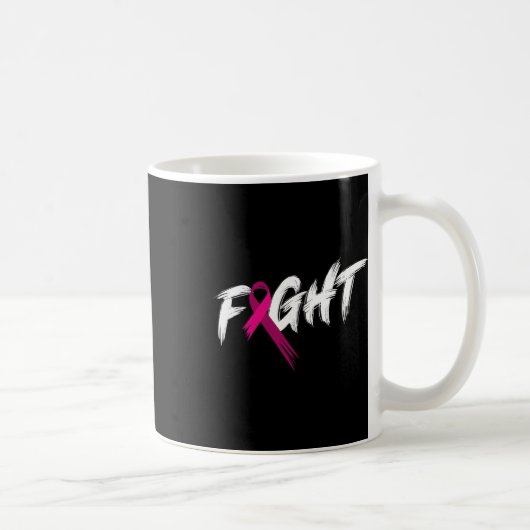 Borstkanker Bewustmakingsmaand Vocht Roze O Koffiemok (Rechts)