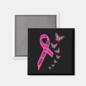 Borstkanker - Bewustmakingsmaand Vrouwen Religie, Magneet (Voorkant / Achterkant)