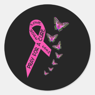 Borstkanker - Bewustmakingsmaand Vrouwen Religie, Ronde Sticker