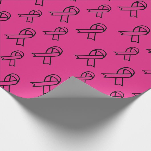 Borstkanker - Bewustmakingspapier Cadeaupapier (Hoek)